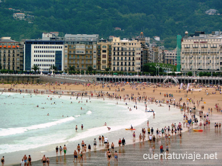 Playa de la Concha, Donostia-San Sebastián.